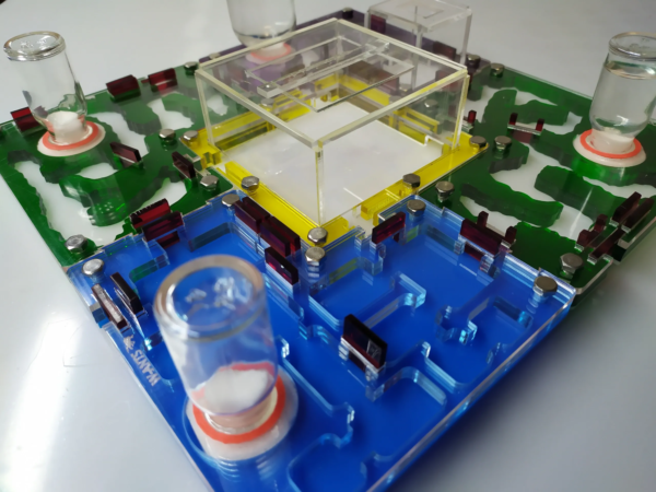 Caja de forrajeo amarilla para hormigueros "L"